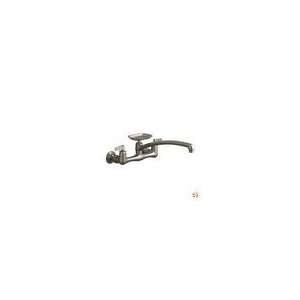   BN Wall Mount Sink Supply Faucet w/ Soapdish, 12&: Home Improvement