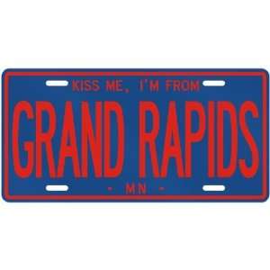 NEW  KISS ME , I AM FROM GRAND RAPIDS  MINNESOTALICENSE PLATE SIGN 
