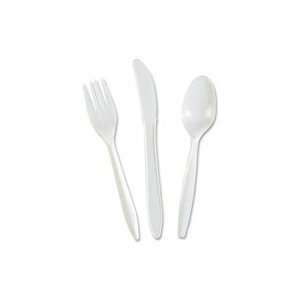   polypropylene material. Utensils are flexible yet rigid enough to hold