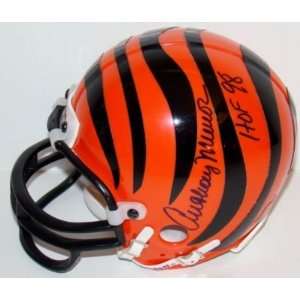 Anthony Munoz Autographed Mini Helmet   HOF 98 WCA   Autographed NFL 