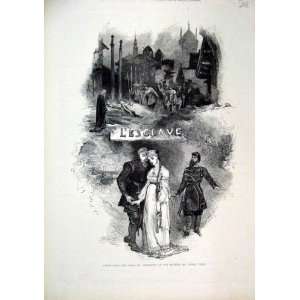    1874 Scene Opera LEsclave Theatre De LOpera Paris