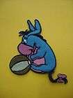 Embroidered WINNIE THE POOH EEYORE Iron On Patch Sew Motif Applique 