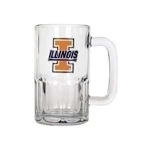   Illinois Fighting Illini 20oz Root Beer Style Mug: Sports & Outdoors