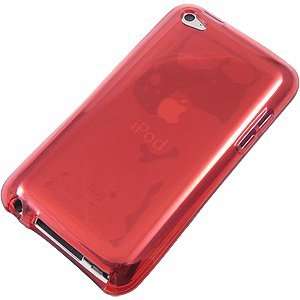  TPU Skin Cover for iPod touch (4th gen.) Red  Players 