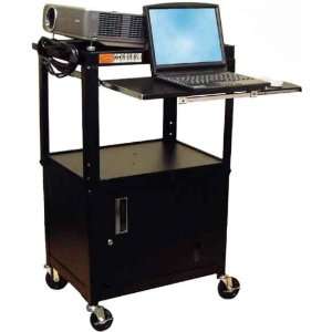  LCD Mobile Computer Workstation w Cord Management 