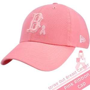  New Era Boston Red Sox Ladies Pink Ribbon Breast Cancer 