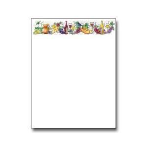   : NRN WINE BORDER Letterhead   8.5 x 11   25 Sheets: Office Products