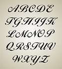 alphabet stencil fancy script 4 capit $ 38 95  see 