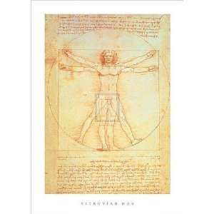  Leonardo Da Vinci   Vitruvian Man: Home & Kitchen