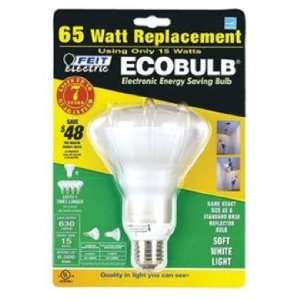   15 Watt BR 30 Energy Saving CFL Reflector Light Bulb: Home Improvement