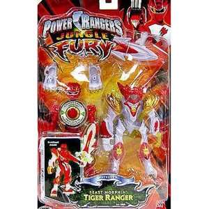   Jungle Fury Battlized Beast Morphin Tiger Ranger Toys & Games