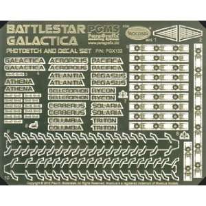 Battlestar Galactica Model Photoetch and Decal Set
