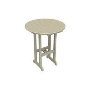  Poly Wood Round Bar Table (rbt36): Home & Kitchen