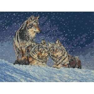 Wolves   Cross Stitch Kit Arts, Crafts & Sewing