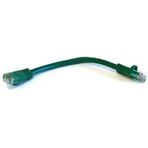  0.5FT Cat5e 350MHz Network RJ45 Network Cable   Green 
