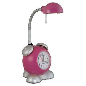  Lite Source LS 20249H/PINK Timely Clock Desk Lamp, Hot 