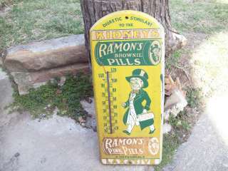ANTIQUE RAMONS BROWNIE PILLS THE LITTLE DOCTOR ADVERTISING 