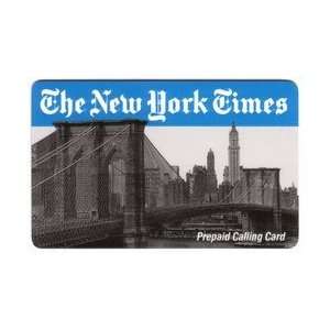  Collectible Phone Card $10. Brooklyn Bridge The New York 