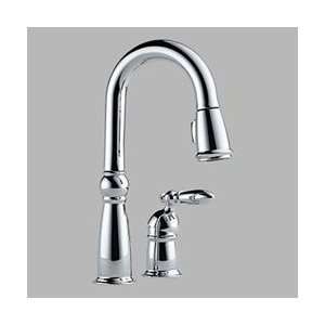 Delta 9955 SS DST Victorian Single Handle Pull Down Bar/Prep Faucet 