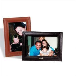 Single Picture Frame Color Black, Leather Synthetic  