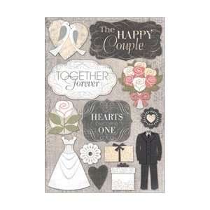  Karen Foster Wedding Cardstock Stickers 5.5X9 The Happy 