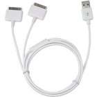 neXplug Dual iPhone / iPod Splitter Cable. Charge up to Two Apple 