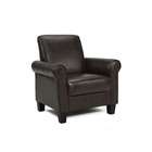 DHI Rollx Accent Chair   Color Wenge Faux Leather