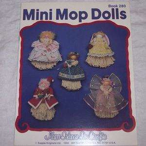 Annies Attic Yarn Mop Mini Floss Crochet Cotton Doll Pattern Booklet 
