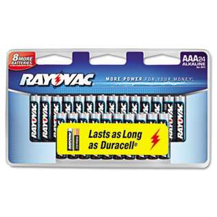 Quality Rayovac Rayovac 82424B6TD   Alkaline Batteries, AAA, 24/Pack 