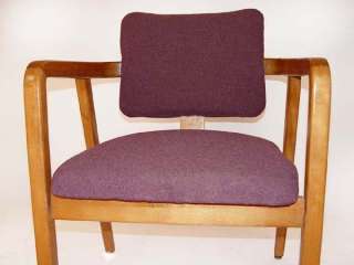 George Nelson Herman Miller Maple Lounge Chairs  