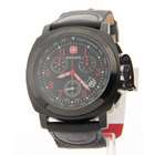   Mens Wenger Swiss Military Nylon Chronograph Tachymeter Date Watch