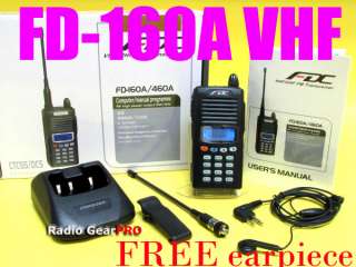 New Feidaxin FDC FD 160A VHF Radio + FREE PTT earpiece  