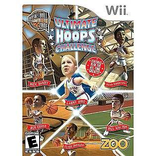 Wii Hall of Fame Ultimate Hoops Challenge Video Game  Zoo Games 