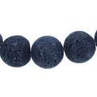 AMG  Beads Gemstones Beads   Black Lava Stone  Ball Plain   10mm 