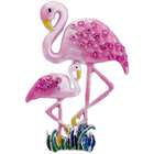 Fantasyard Pink Flamingo Swarovski Crystal Bird Pin Brooch