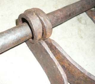 RARE 18th Century Middle Passage Iron Slave Shackles Antique Trade 