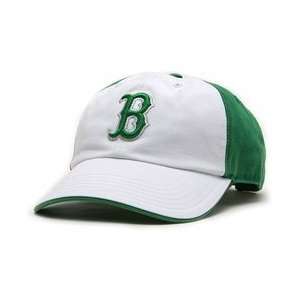 Boston Red Sox St. Patricks Claire Womens Cap   White/Kelly Green 