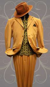 NWT Zoot Suit S5 Brick Brown Stripe 40R 42R 40L 42L 44L 50L  