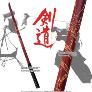 Single 40 Dragon Daito Bokken Kendo Practice Sword W/ Dragon  