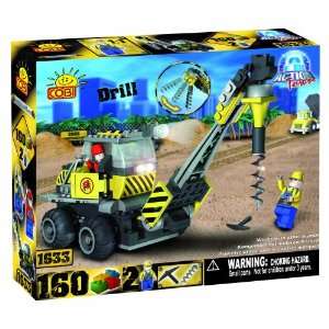  COBI Action Town Construction Drill, 160 Piece Set: Toys 