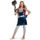   Inc Thor Movie   Thor Girl Tween Costume / Blue   Size Teen (7/9