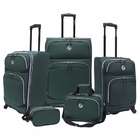   Beverly Hills Country Club San Vincente 5pc Spinner Luggage Set, Green