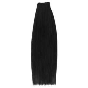   European Silky Straight Weave Hair Extension   Color Natural Black