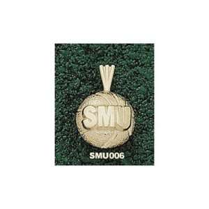   University SMU Basketball Pendant (Gold Plated): Sports & Outdoors
