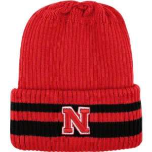   : Nebraska Cornhuskers Red Siberia Cuffed Knit Hat: Sports & Outdoors