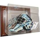Caseworks New Jersey Devils Goalie Mask Case Up Display Case, Brown