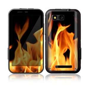  Flame Decorative Skin Decal Sticker for Motorola Defy Cell 