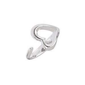 Celebrity Silver .925 Sterling Silver Heart Ring: Celebrity 