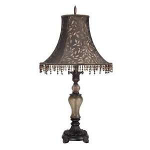    Regency Collection Crackle Glass Table Lamp: Home Improvement