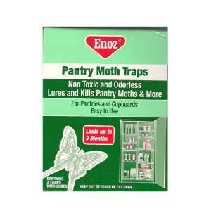  Enoz Pantry Moth Traps Set of Two Green Box Patio, Lawn 